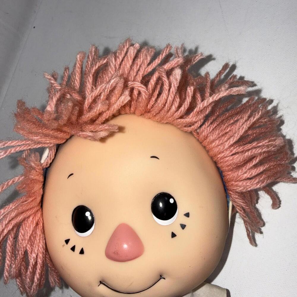 Little Raggedys‎ Raggedy Ann Andy Doll 1991 Macmillan Plush Vinyl Face ONE PLUSH - Picture 4 of 8